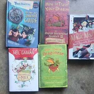 How to Train Your Dragon Books and other Fantasy Adventure Book Collection